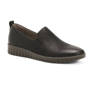 NWOB Dansko Linley Black Leather Slip-On Burnished Calf Size 41 / US 10.5-11